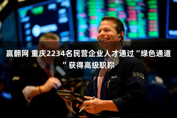 赢翻网 重庆2234名民营企业人才通过“绿色通道”获得高级职称